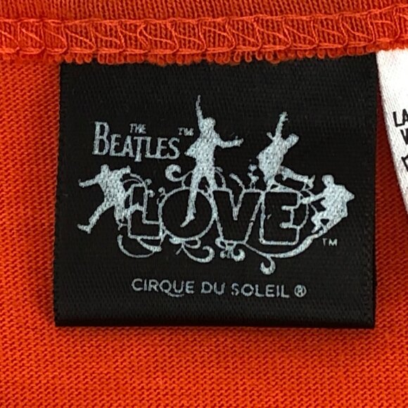 The Beatles Love Cirque Du Soleil Graphic Long Sleeve 100% Cotton Tee Size Small - Picture 6 of 11